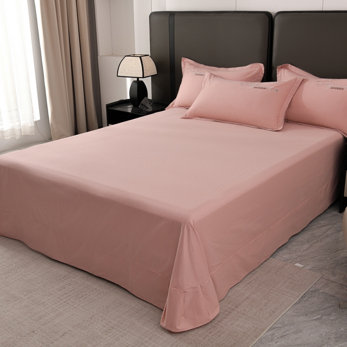 91家纺网 家纺一手货源 找家纺 （总）U品汇 2025新品40S长绒棉加厚全棉纯棉陶瓷磨毛刺绣花四件套100%棉碳素磨毛