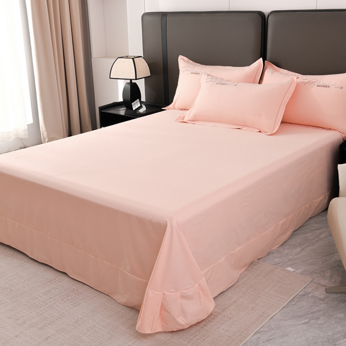 91家纺网 家纺一手货源 找家纺 U品汇 2025新品40S长绒棉加厚全棉纯棉陶瓷磨毛刺绣花四件套100%棉碳素磨毛 碧海蓝天-玲珑玉