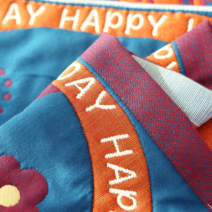 91家纺网 家纺一手货源 找家纺 （总）朴尔家纺-毛巾被2025新款全棉加厚八层纱布大版花萌宠絮花系列枕巾