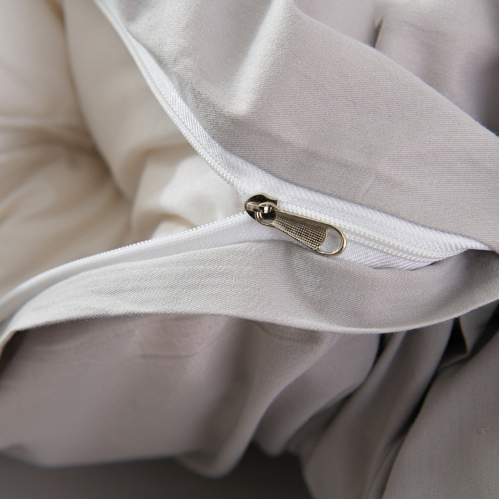 91家纺网 家纺一手货源 找家纺 U品汇 2025新品40S长绒棉加厚全棉纯棉陶瓷磨毛刺绣花四件套100%棉碳素磨毛 春漫-银灰