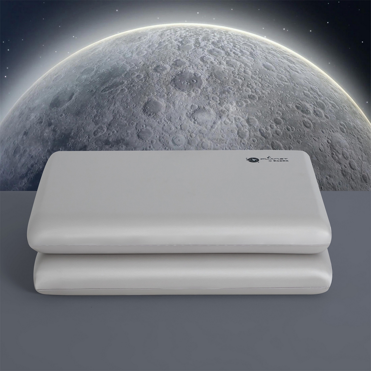 91家纺网 家纺一手货源 找家纺 麦肯锡 2025新款太空零压记忆枕  枕头枕芯 灰色12cm/只（含礼盒） 40*70cm