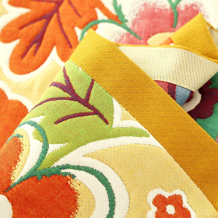 91家纺网 家纺一手货源 找家纺 朴尔家纺-毛巾被2025新款全棉加厚八层纱布大版花萌宠絮花系列枕巾 锦簇花团52*78一对