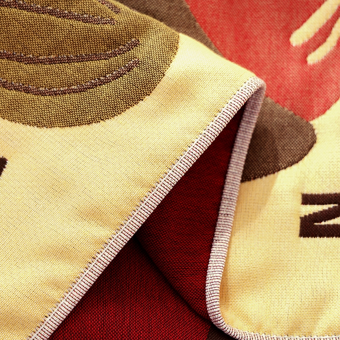 91家纺网 家纺一手货源 找家纺 朴尔家纺-毛巾被2025新款全棉加厚八层纱布大版花萌宠絮花系列枕巾 热带水果52*78一对