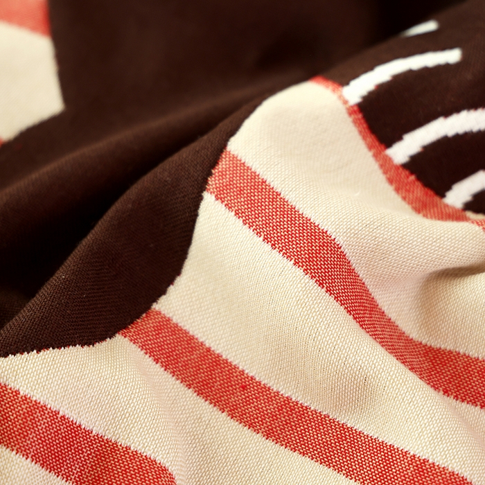 91家纺网 家纺一手货源 找家纺 朴尔家纺-毛巾被2025新款全棉加厚八层纱布大版花萌宠絮花系列枕巾 幸运萌象52*78一对