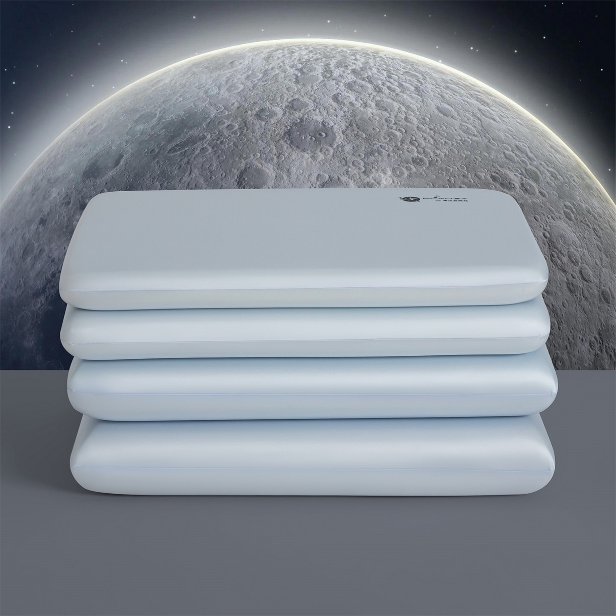 91家纺网 家纺一手货源 找家纺 麦肯锡 2025新款太空零压记忆枕  枕头枕芯 蓝色8cm/对（无礼盒） 40*70cm