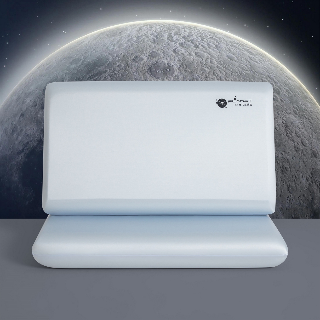 91家纺网 家纺一手货源 找家纺 麦肯锡 2025新款太空零压记忆枕  枕头枕芯 蓝色8cm/对（无礼盒） 40*70cm