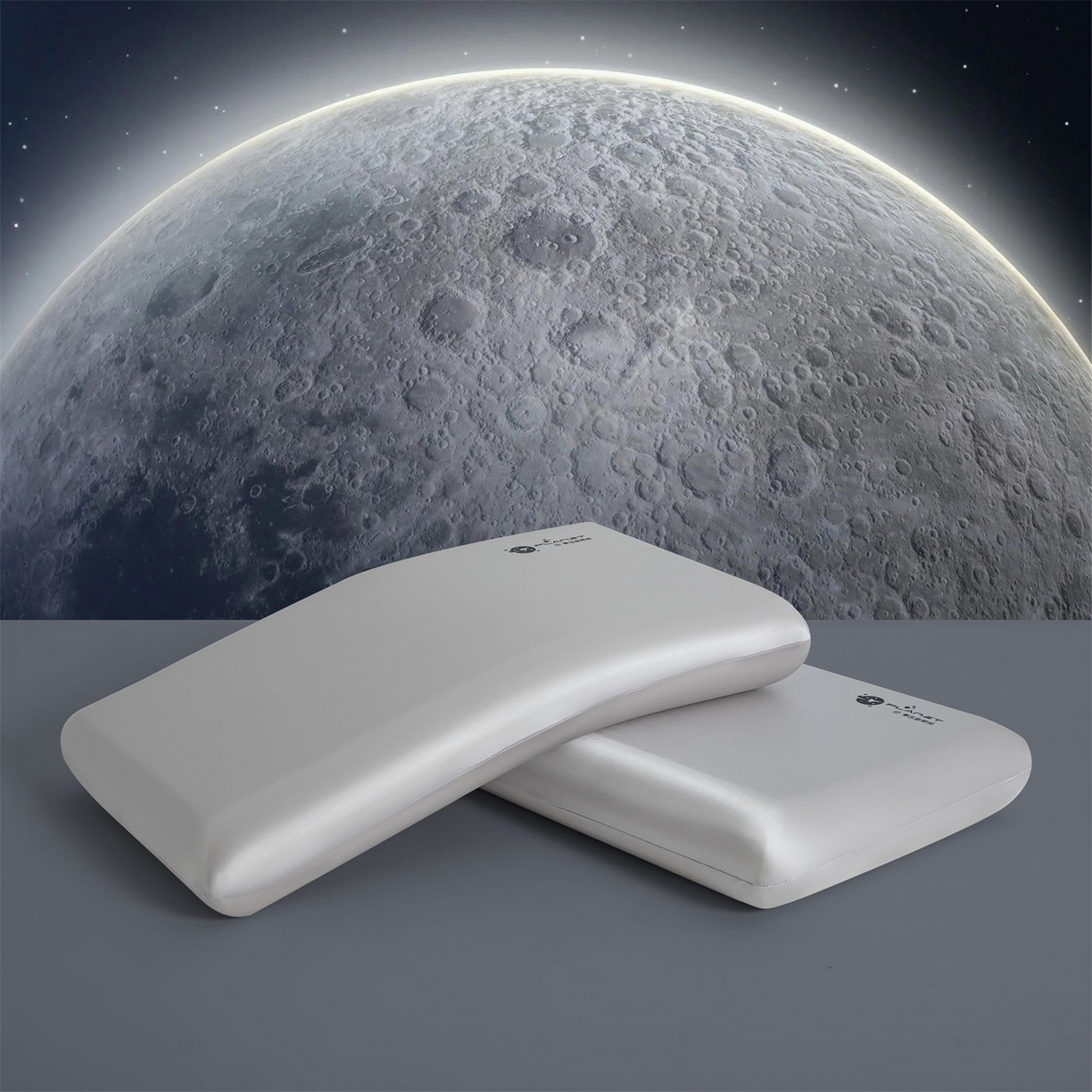 91家纺网 家纺一手货源 找家纺 麦肯锡 2025新款太空零压记忆枕  枕头枕芯 灰色10cm/对（无礼盒） 40*70cm