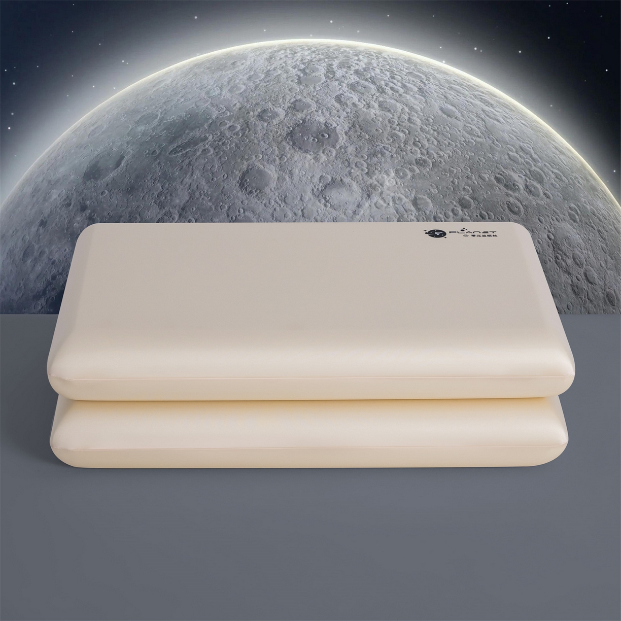 91家纺网 家纺一手货源 找家纺 麦肯锡 2025新款太空零压记忆枕  枕头枕芯 香槟色10cm/对（无礼盒） 40*70cm