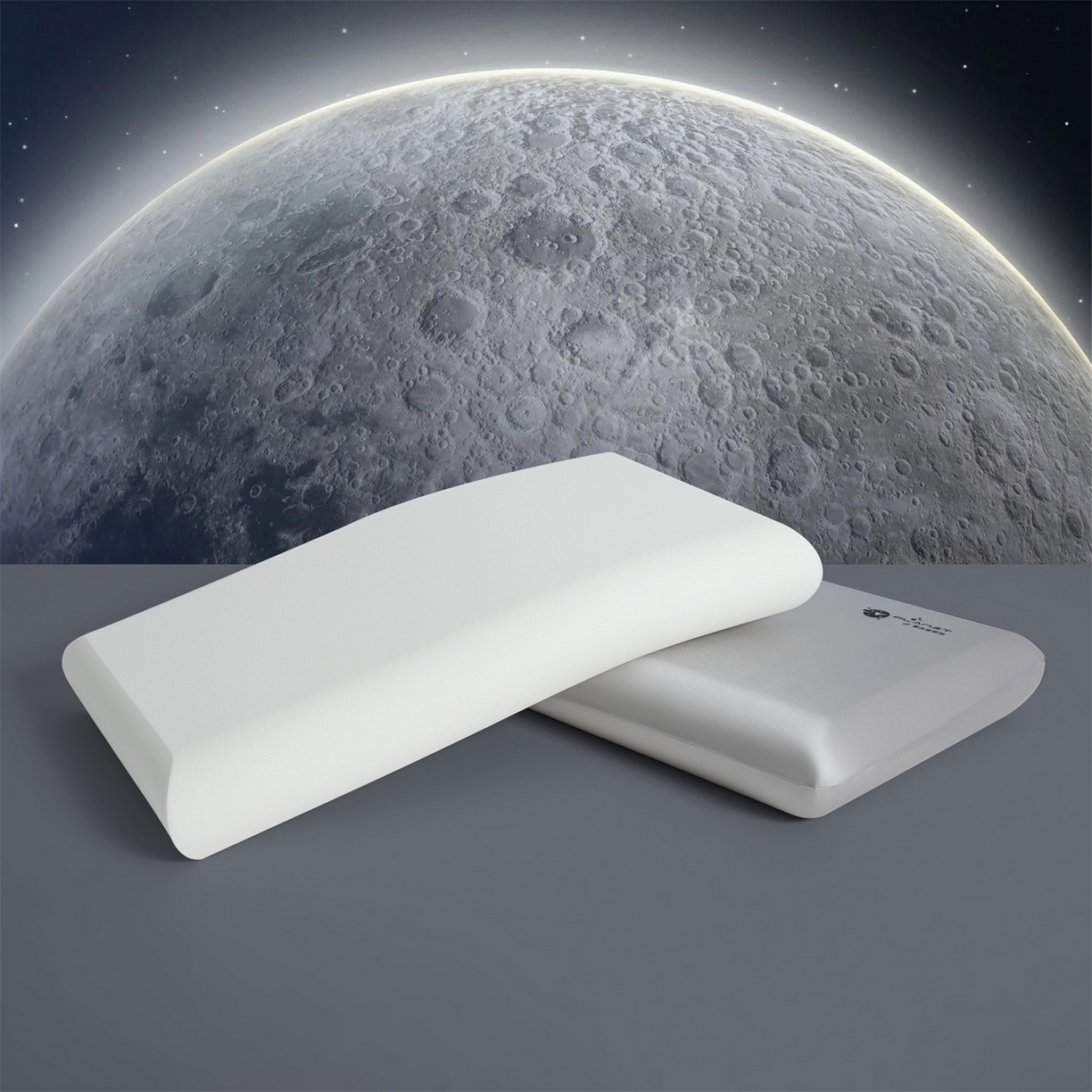 91家纺网 家纺一手货源 找家纺 麦肯锡 2025新款太空零压记忆枕  枕头枕芯 灰色12cm/对（无礼盒） 40*70cm