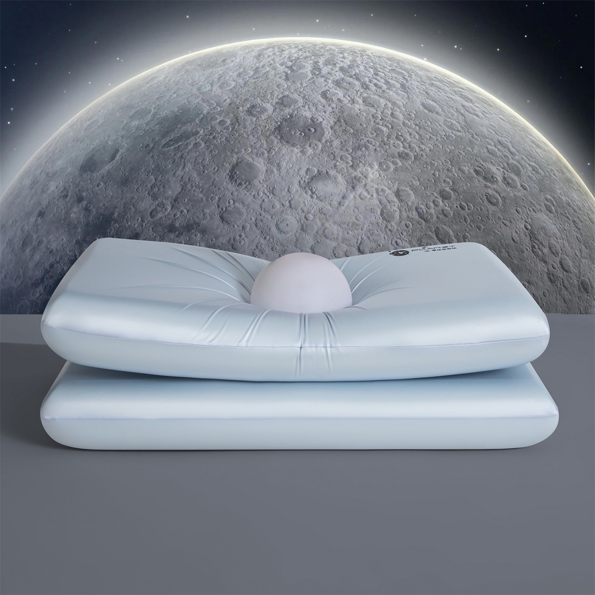 91家纺网 家纺一手货源 找家纺 麦肯锡 2025新款太空零压记忆枕  枕头枕芯 蓝色12cm/对（无礼盒） 40*70cm