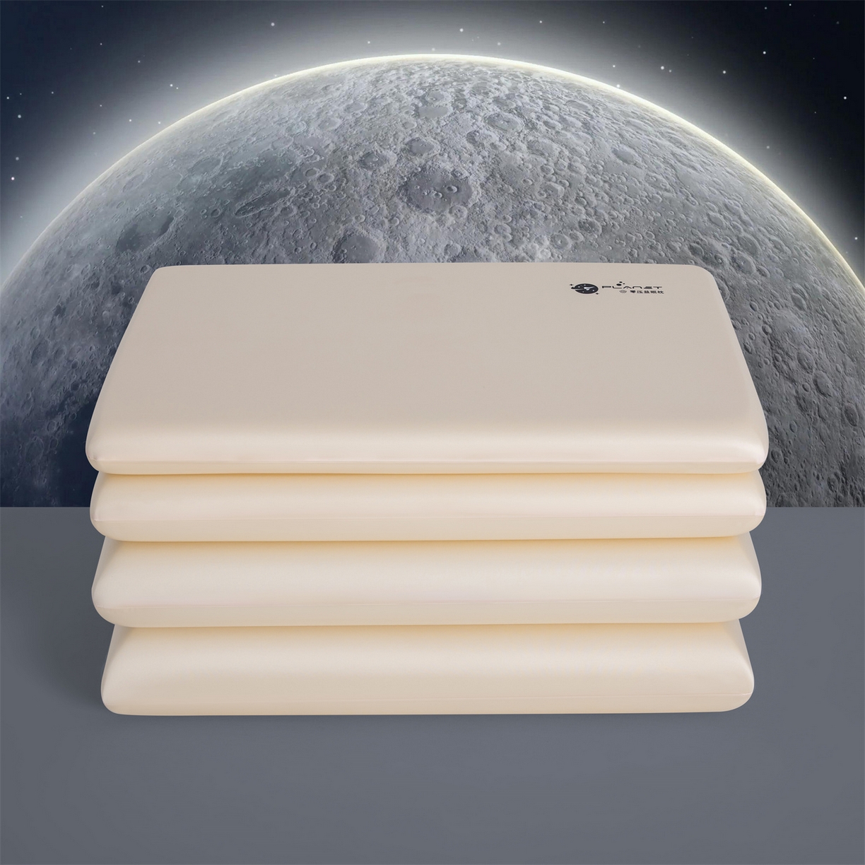 91家纺网 家纺一手货源 找家纺 麦肯锡 2025新款太空零压记忆枕  枕头枕芯 香槟色6cm/对（含礼盒） 40*70cm