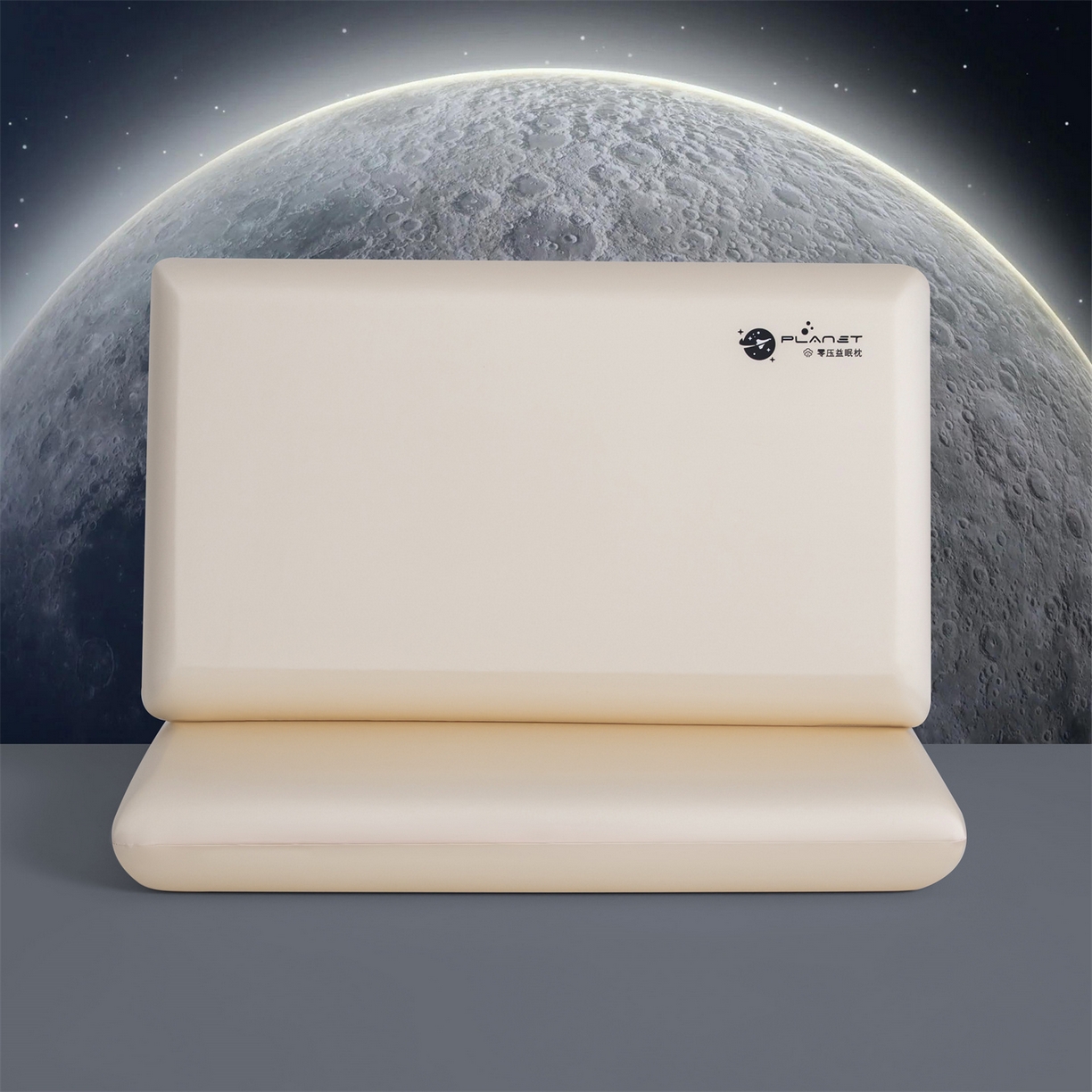 91家纺网 家纺一手货源 找家纺 麦肯锡 2025新款太空零压记忆枕  枕头枕芯 香槟色8cm/对（含礼盒） 40*70cm