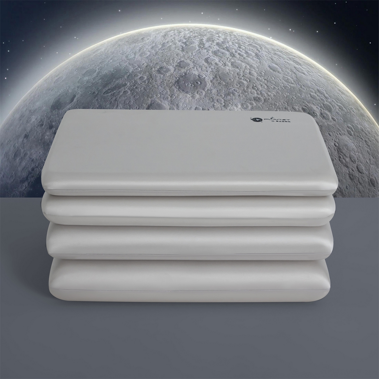 91家纺网 家纺一手货源 找家纺 麦肯锡 2025新款太空零压记忆枕  枕头枕芯 灰色10cm/对（含礼盒） 40*70cm