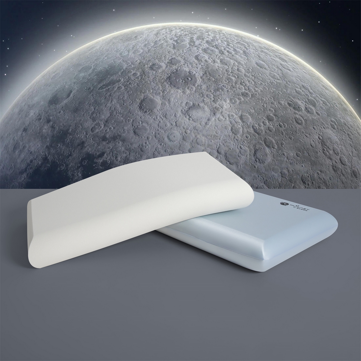 91家纺网 家纺一手货源 找家纺 麦肯锡 2025新款太空零压记忆枕  枕头枕芯 蓝色10cm/对（含礼盒） 40*70cm