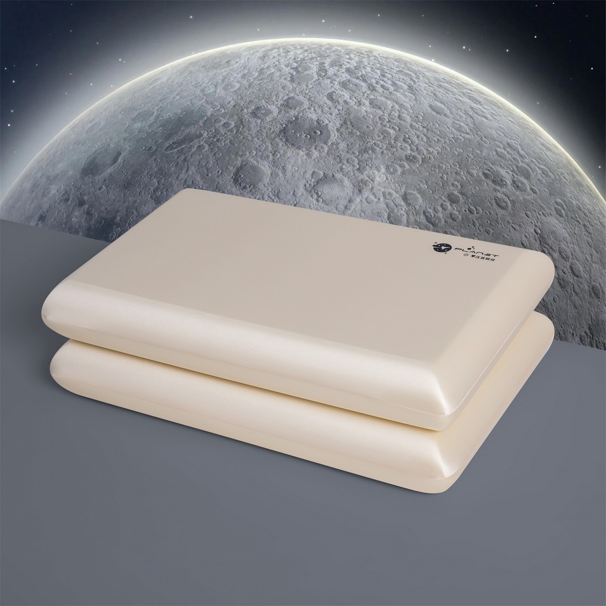 91家纺网 家纺一手货源 找家纺 麦肯锡 2025新款太空零压记忆枕  枕头枕芯 香槟色10cm/对（含礼盒） 40*70cm