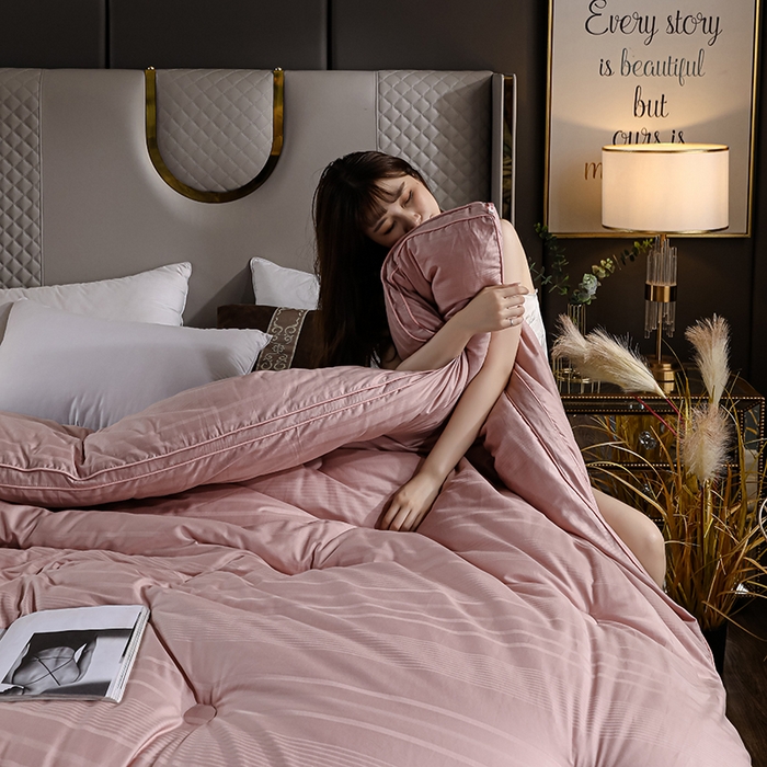 91家纺网 家纺一手货源 找家纺 （总）爱衫妮2025新款母婴级全棉纯棉提花大豆被纯棉春秋被冬被子被芯（含买家秀）