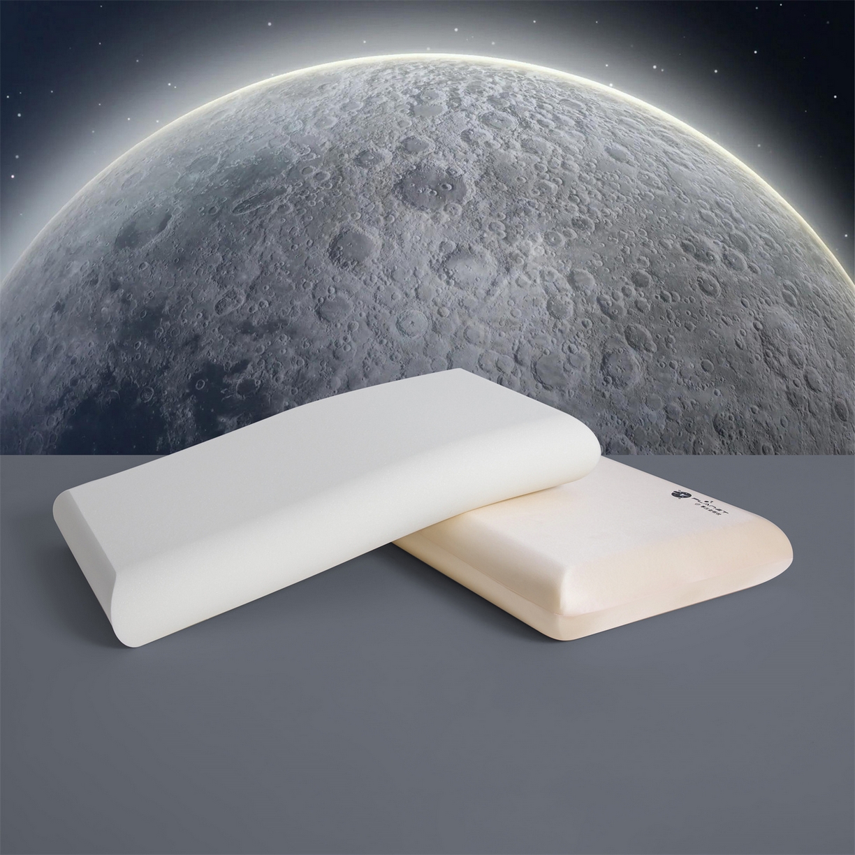 91家纺网 家纺一手货源 找家纺 麦肯锡 2025新款太空零压记忆枕  枕头枕芯 香槟色12cm/对（含礼盒） 40*70cm