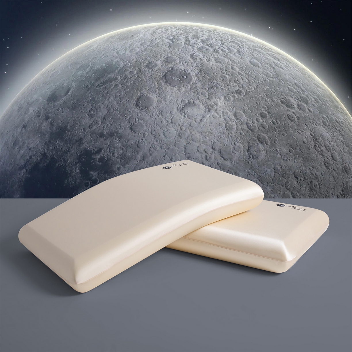 91家纺网 家纺一手货源 找家纺 麦肯锡 2025新款太空零压记忆枕  枕头枕芯 香槟色12cm/对（含礼盒） 40*70cm