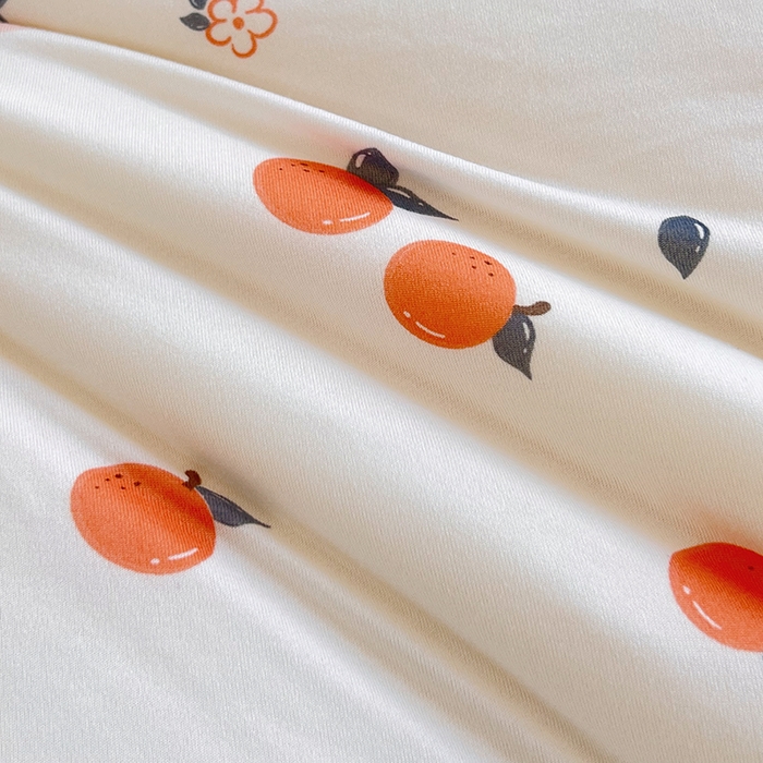 91家纺网 家纺一手货源 找家纺 天瑜家纺 2025新款针织棉豆豆绒大豆被冬被被子被芯 桔子