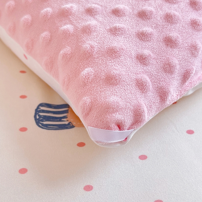 91家纺网 家纺一手货源 找家纺 天瑜家纺 2025新款针织棉豆豆绒大豆被冬被被子被芯 甜心粉