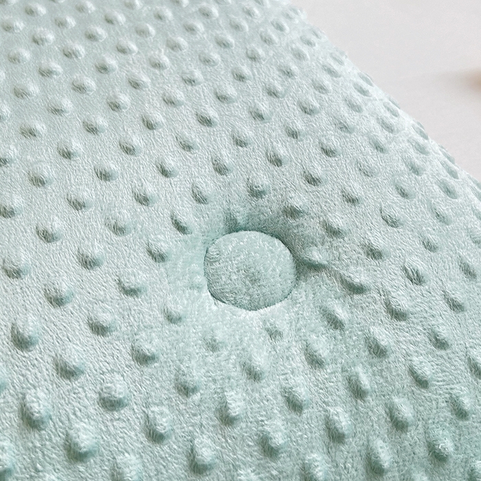 91家纺网 家纺一手货源 找家纺 天瑜家纺 2025新款针织棉豆豆绒大豆被冬被被子被芯 熊猫绿