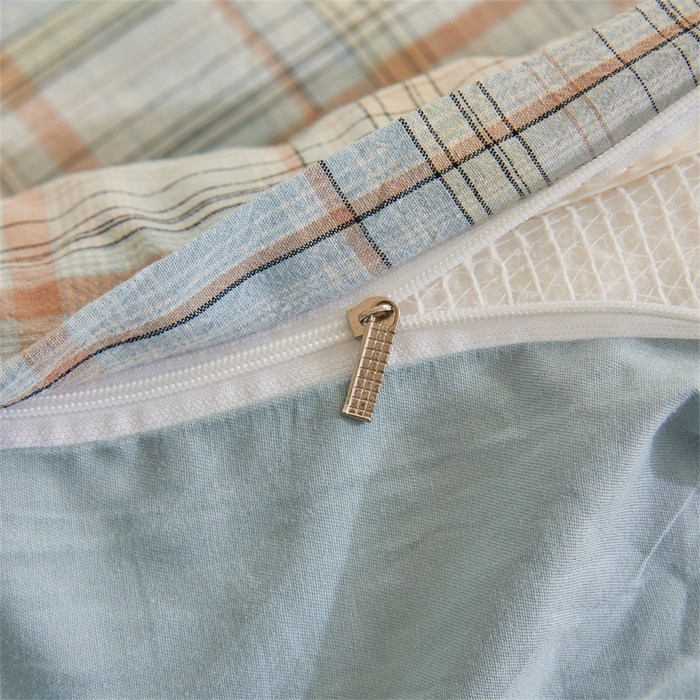 91家纺网 家纺一手货源 找家纺 晓时候 2025新款无印风亲肤水洗棉新疆棉花被可拆洗被子被芯冬被春秋被 米兰格