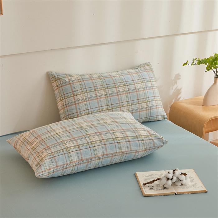 91家纺网 家纺一手货源 找家纺 晓时候 2025新款无印风亲肤水洗棉新疆棉花被可拆洗被子被芯冬被春秋被 米兰格