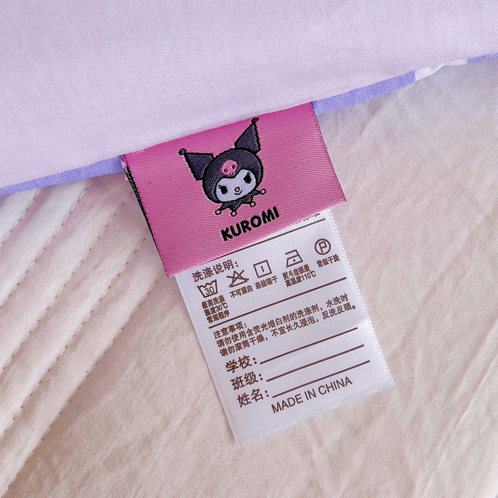 91家纺网 家纺一手货源 找家纺 吉咪兔 2025新款正版三丽鸥库洛米美乐蒂幼儿园被子三件套纯棉被褥六件套午睡蛋糕库洛米