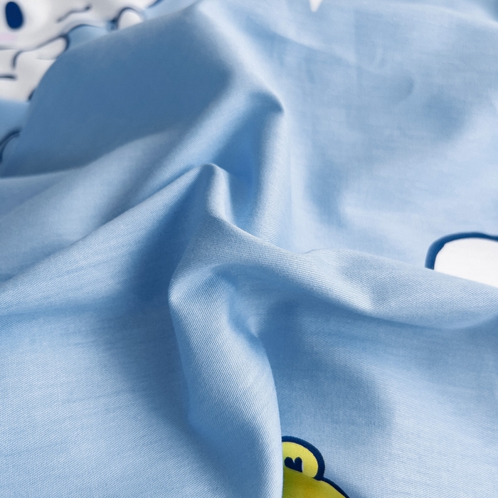 91家纺网 家纺一手货源 找家纺 吉咪兔 2025新款正版三丽鸥库洛米美乐蒂幼儿园被子三件套纯棉被褥六件套午睡调皮玉桂狗