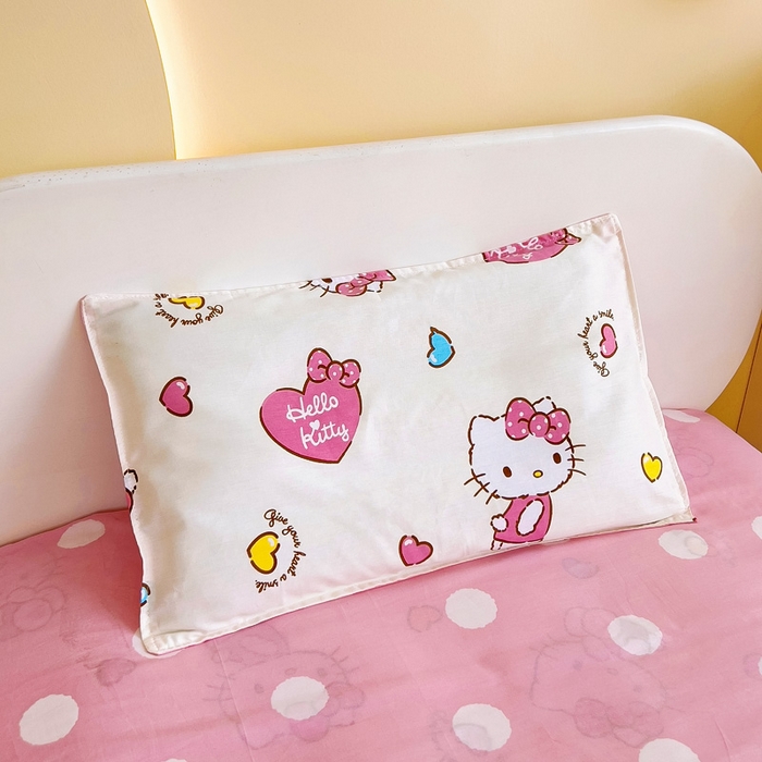 91家纺网 家纺一手货源 找家纺 吉咪兔 2025新款正版三丽鸥库洛米美乐蒂幼儿园被子三件套纯棉被褥六件套午睡公主凯蒂