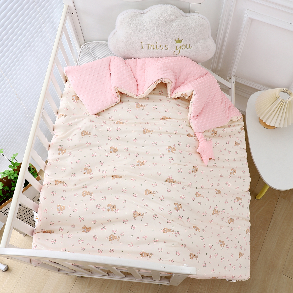 91家纺网 家纺一手货源 找家纺 （总）肖恩毯业 2025秋冬小海星款针织棉宝宝绒豆豆被