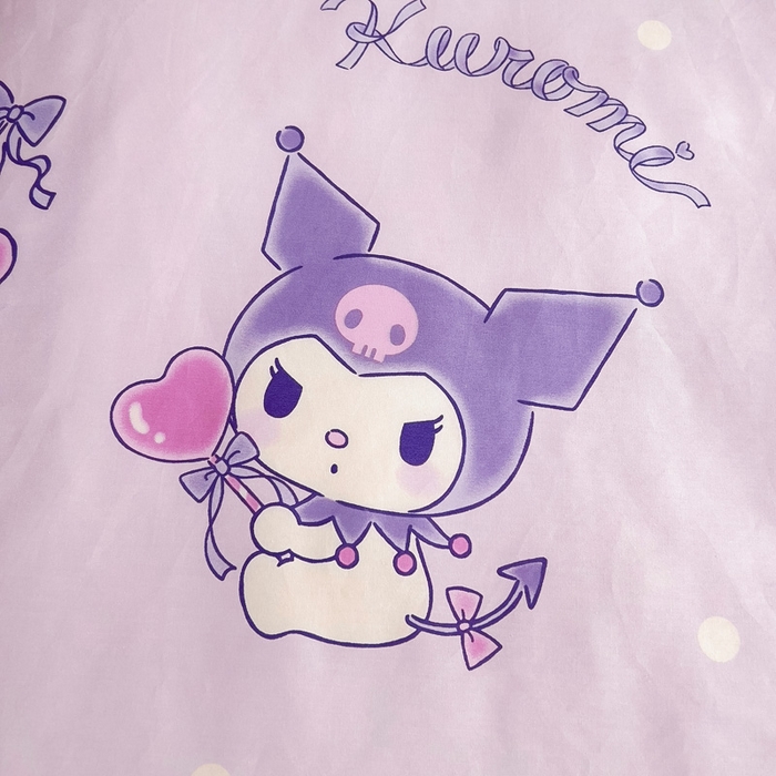 91家纺网 家纺一手货源 找家纺 吉咪兔 2025新款正版三丽鸥库洛米美乐蒂幼儿园被子三件套纯棉被褥六件套午睡气球库洛米