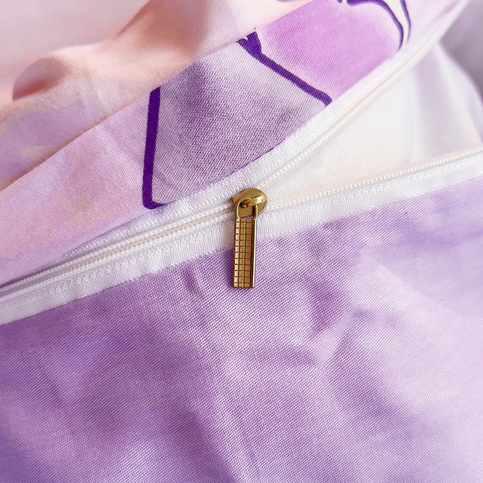 91家纺网 家纺一手货源 找家纺 吉咪兔 2025新款正版三丽鸥库洛米美乐蒂幼儿园被子三件套纯棉被褥六件套午睡气球库洛米