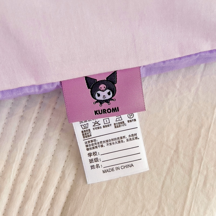 91家纺网 家纺一手货源 找家纺 吉咪兔 2025新款正版三丽鸥库洛米美乐蒂幼儿园被子三件套纯棉被褥六件套午睡气球库洛米