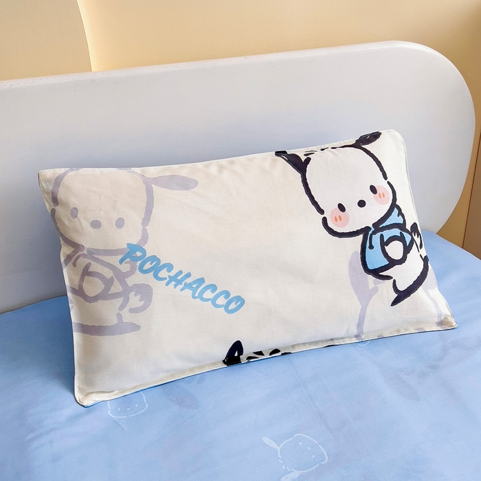 91家纺网 家纺一手货源 找家纺 吉咪兔 2025新款正版三丽鸥库洛米美乐蒂幼儿园被子三件套纯棉被褥六件套午睡淘气帕恰狗