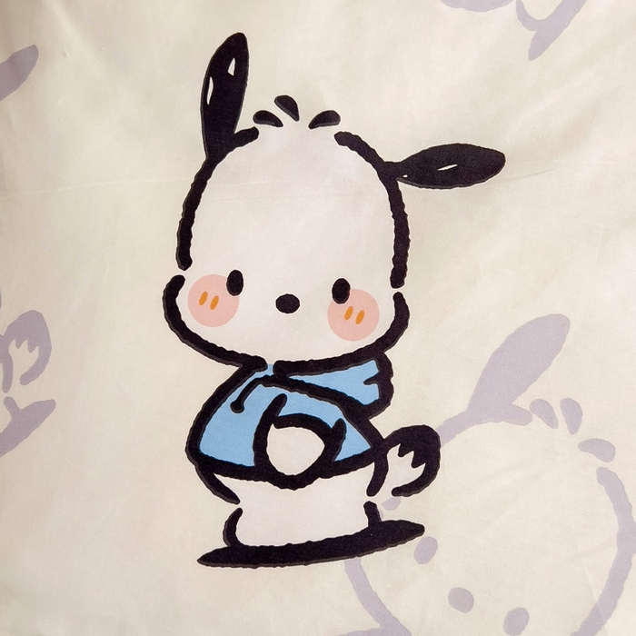 91家纺网 家纺一手货源 找家纺 吉咪兔 2025新款正版三丽鸥库洛米美乐蒂幼儿园被子三件套纯棉被褥六件套午睡淘气帕恰狗