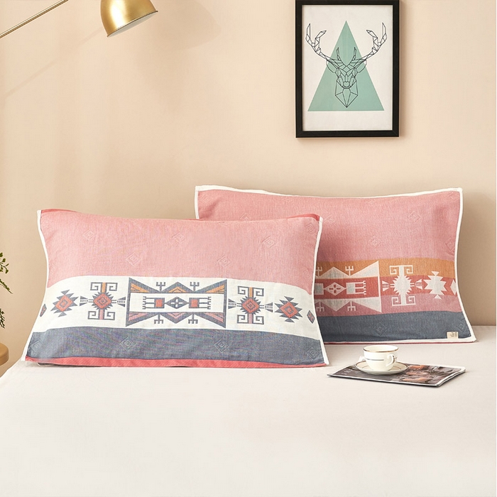 91家纺网 家纺一手货源 找家纺 （总）朴尔家纺-毛巾被2025新款全棉四层纱布休闲枕巾