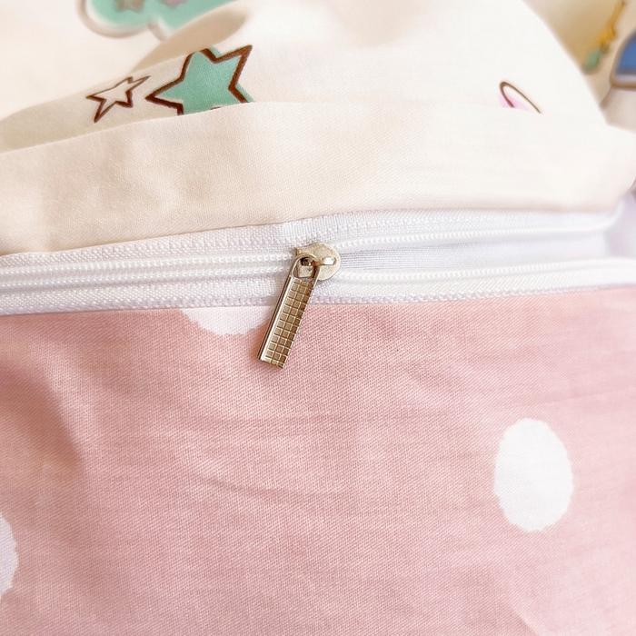 91家纺网 家纺一手货源 找家纺 吉咪兔 2025新款正版三丽鸥库洛米美乐蒂幼儿园被子三件套纯棉被褥六件套午睡甜心凯蒂