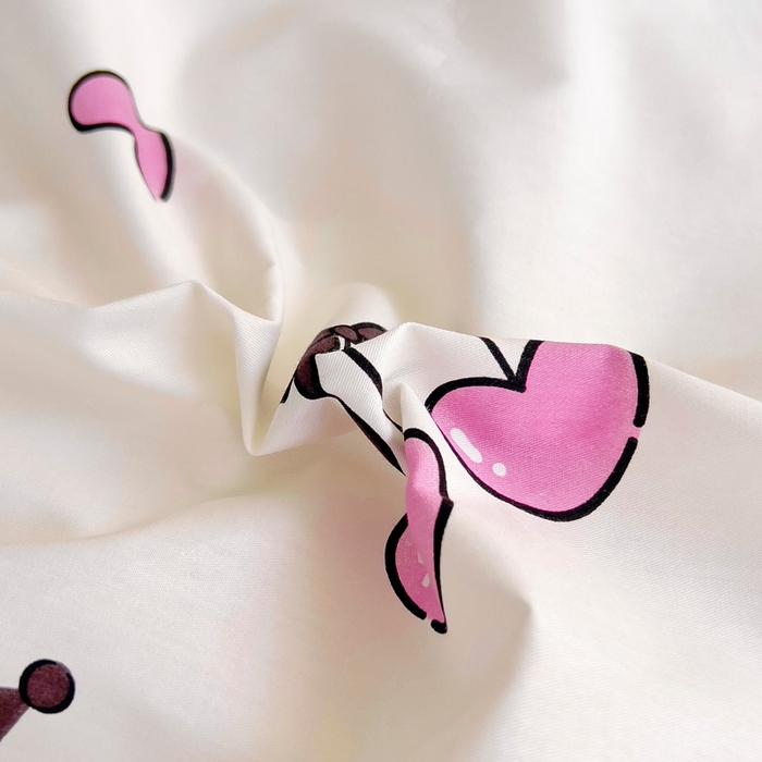 91家纺网 家纺一手货源 找家纺 吉咪兔 2025新款正版三丽鸥库洛米美乐蒂幼儿园被子三件套纯棉被褥六件套午睡樱桃库洛米