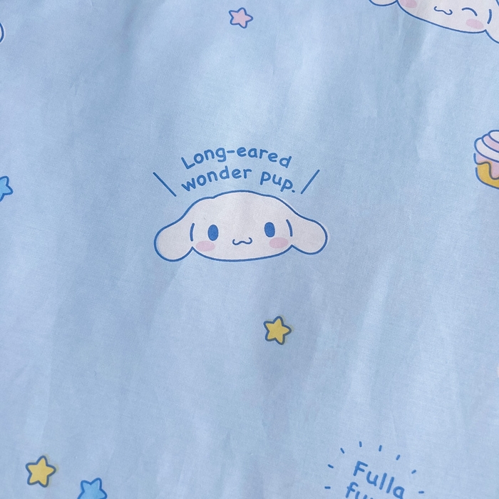 91家纺网 家纺一手货源 找家纺 吉咪兔 2025新款正版三丽鸥库洛米美乐蒂幼儿园被子三件套纯棉被褥六件套午睡云朵玉桂狗