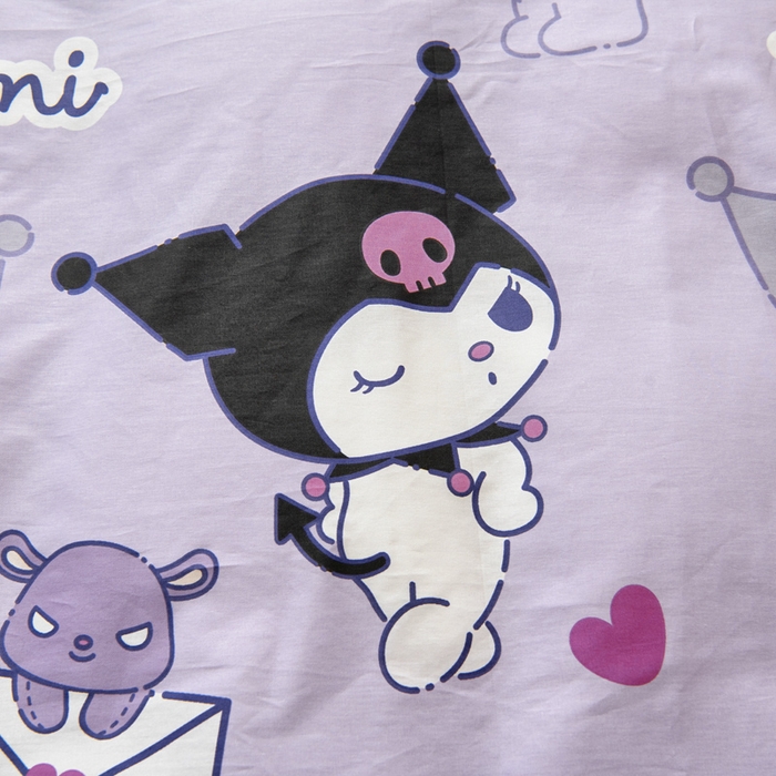 91家纺网 家纺一手货源 找家纺 吉咪兔 2025新款正版三丽鸥库洛米美乐蒂幼儿园被子三件套纯棉被褥六件套午睡巴洛库洛米