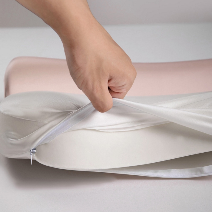 91家纺网 家纺一手货源 找家纺 （总）靓星家纺 2025新款牵引记忆枕芯锦氨透气凉感零压深睡记忆牵引按摩枕芯枕头