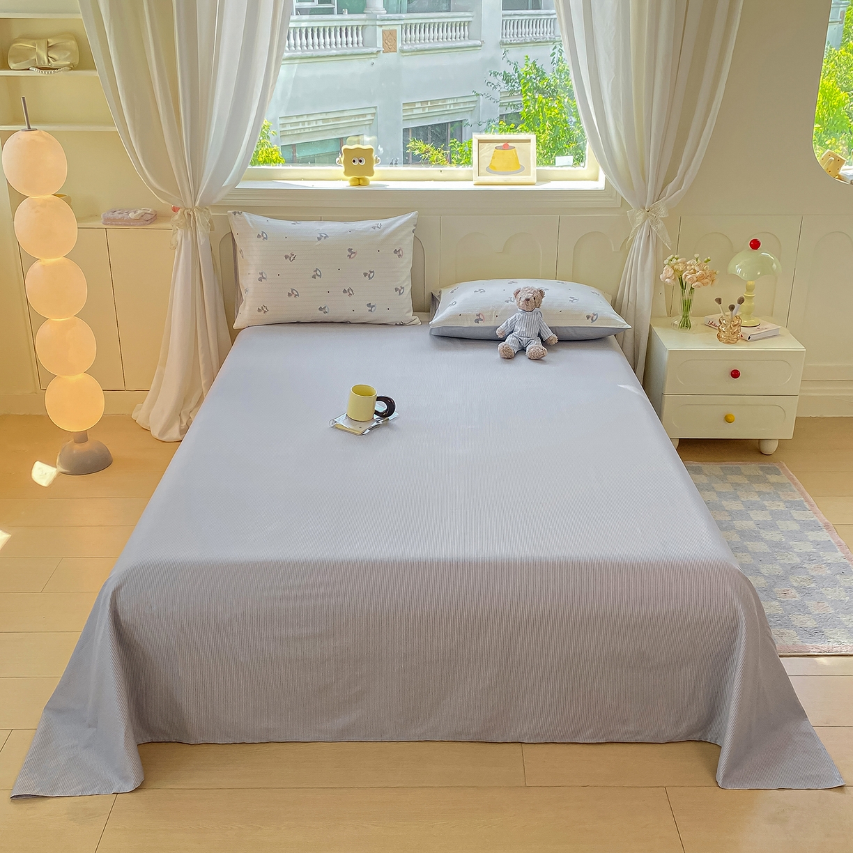 91家纺网 家纺一手货源 找家纺 （总）黑马家居 2025新款13070全棉田园小清新单品被套系列