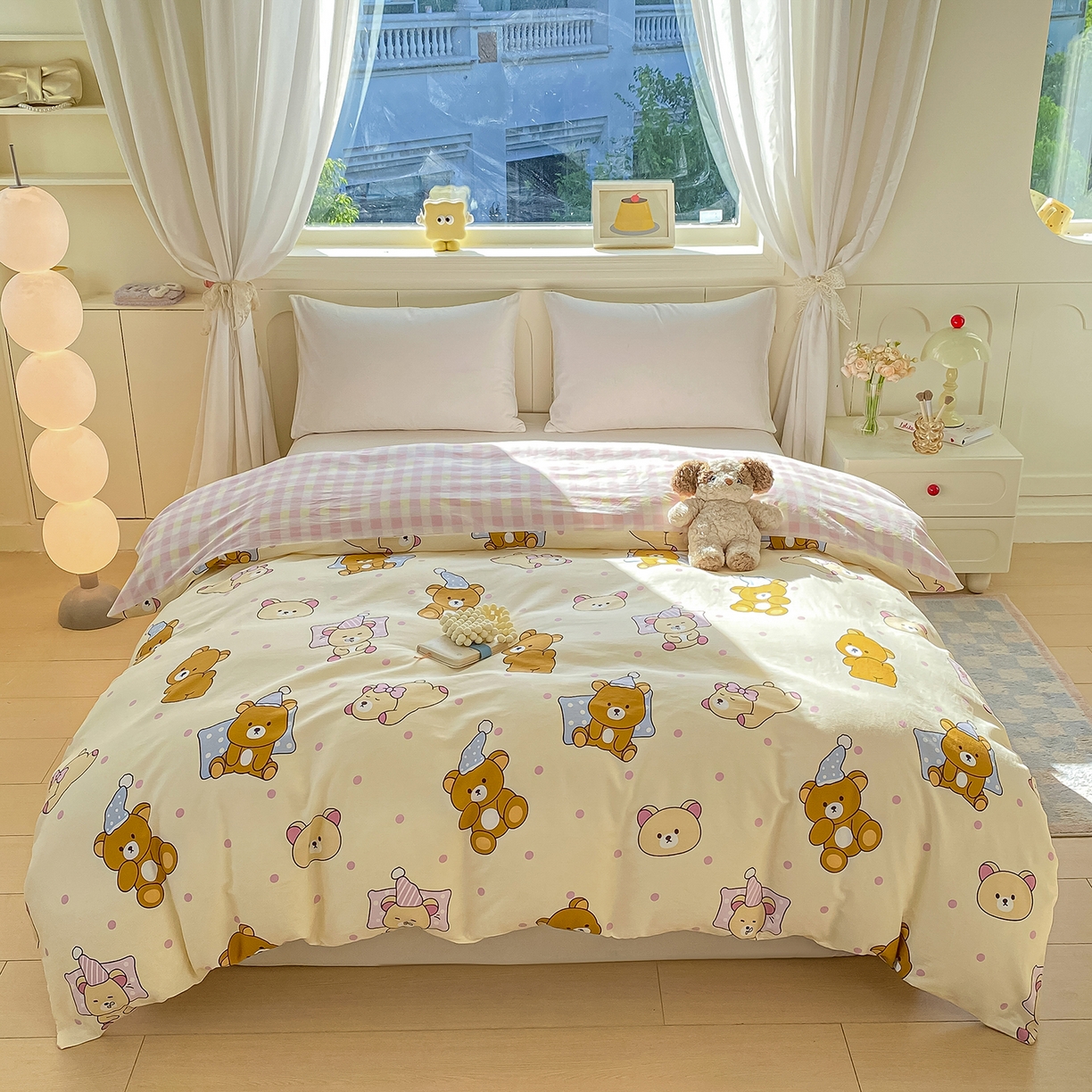 91家纺网 家纺一手货源 找家纺 （总）黑马家居 2025新款13070全棉田园小清新单品被套系列