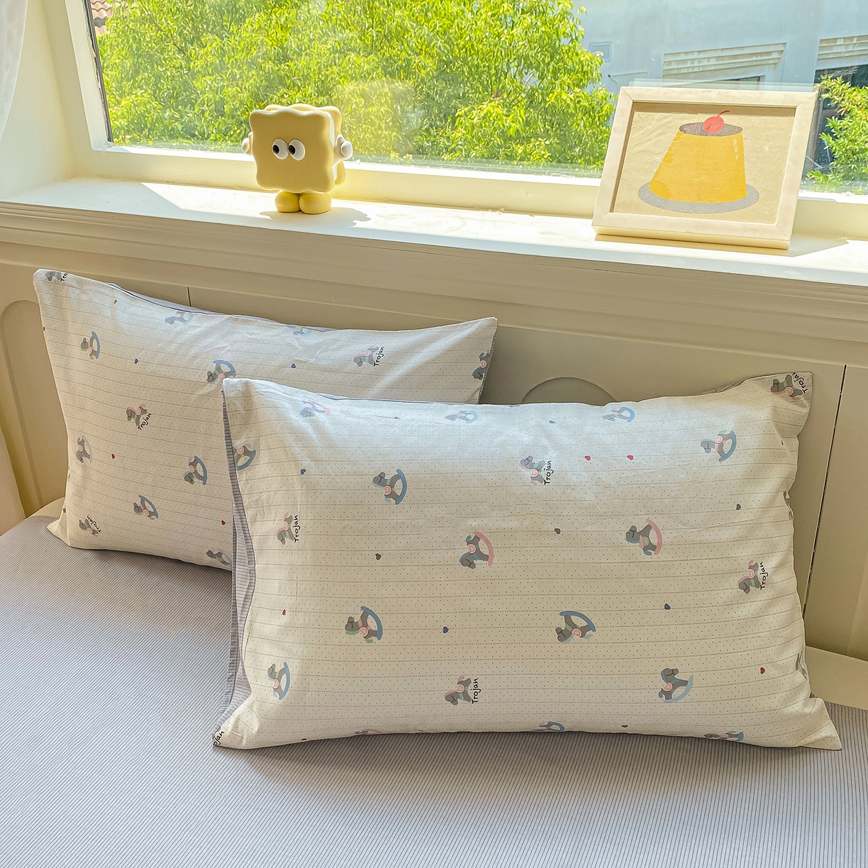 91家纺网 家纺一手货源 找家纺 黑马家居 2025新款13070全棉田园小清新四件套系列 花漾