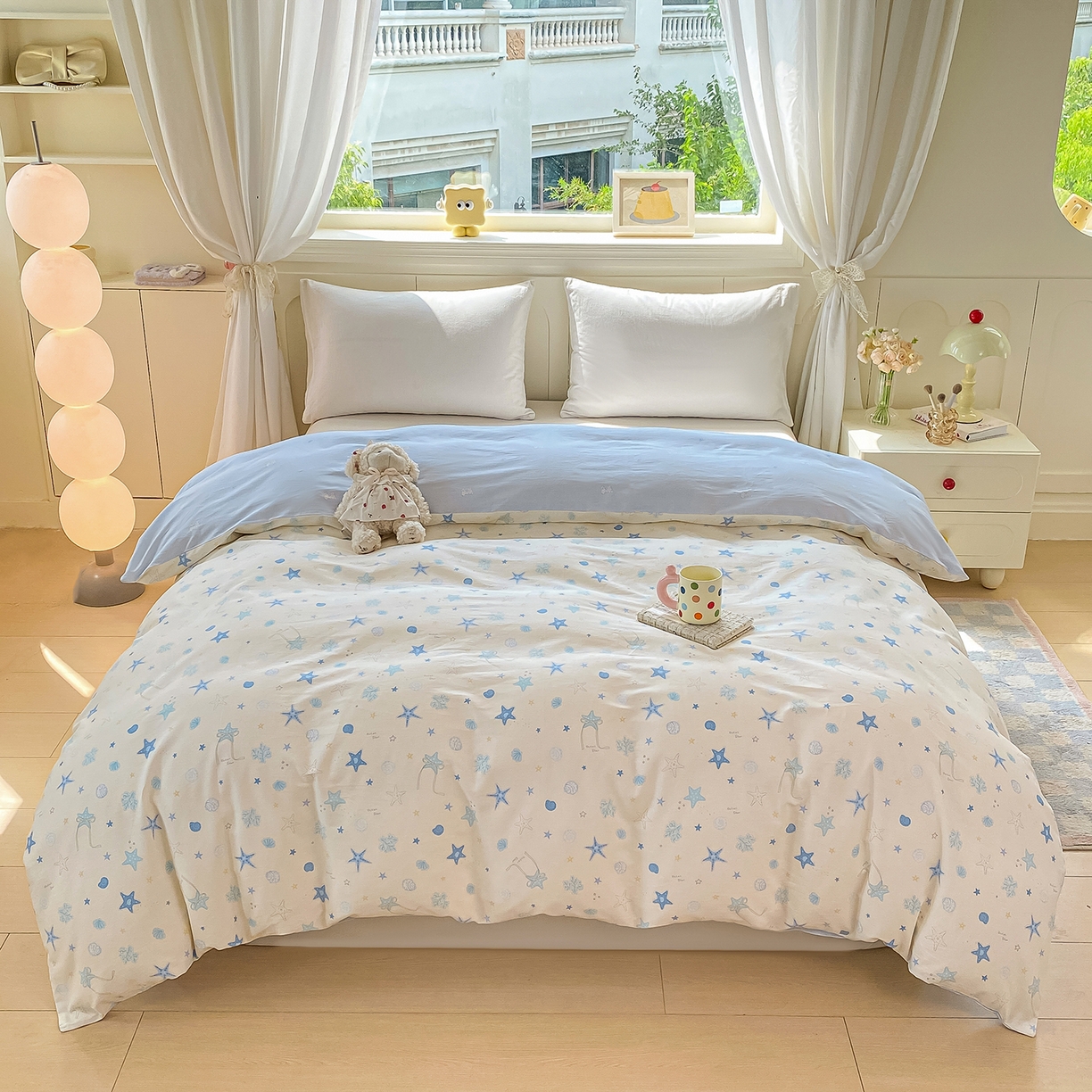 黑马家居 2025新款13070全棉田园小清新单品被套系列 花漾