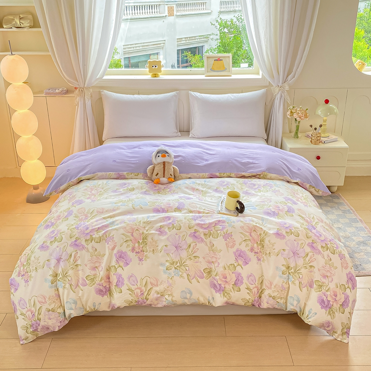 黑马家居 2025新款13070全棉田园小清新单品被套系列 花漾