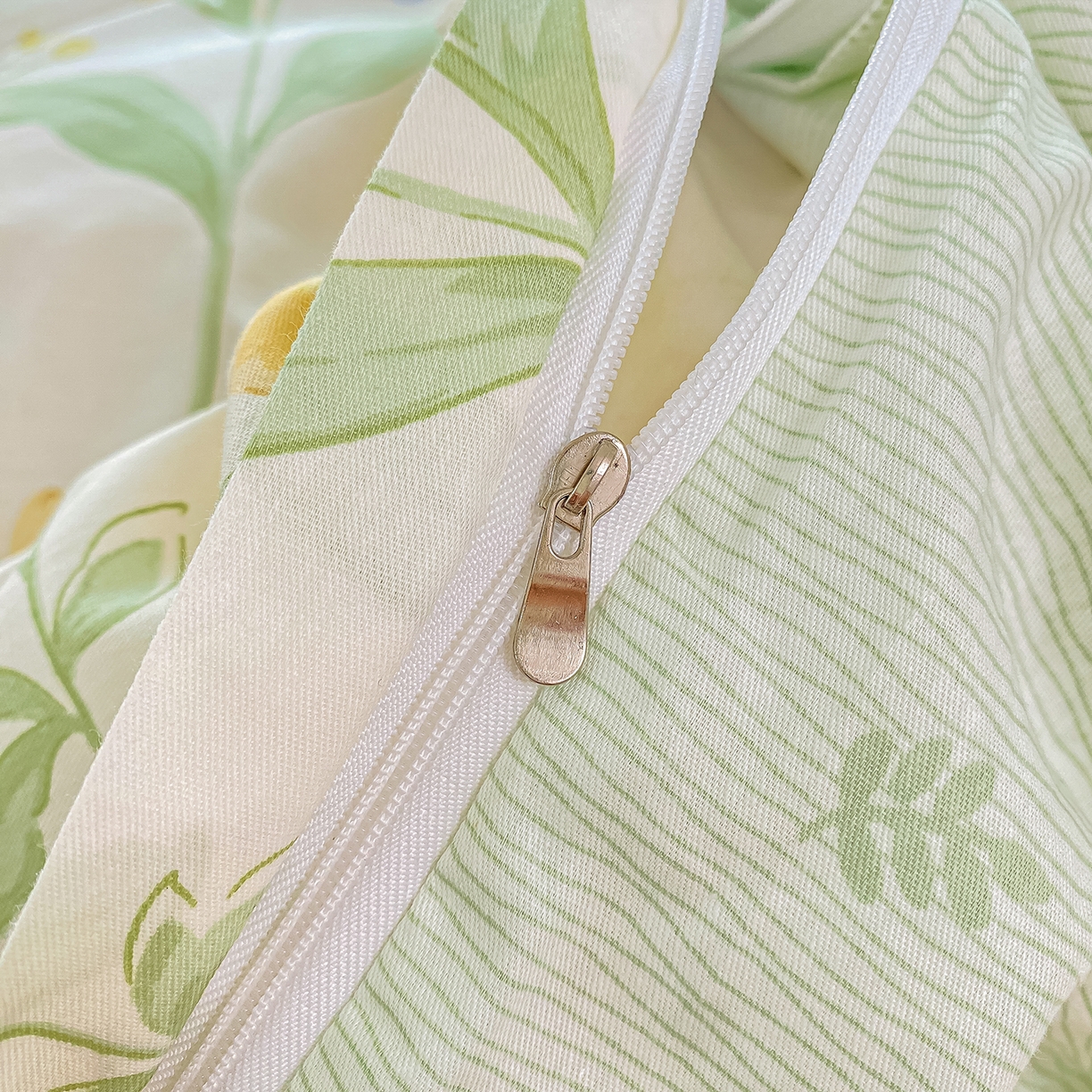 91家纺网 家纺一手货源 找家纺 黑马家居 2025新款13070全棉田园小清新四件套系列 花漾