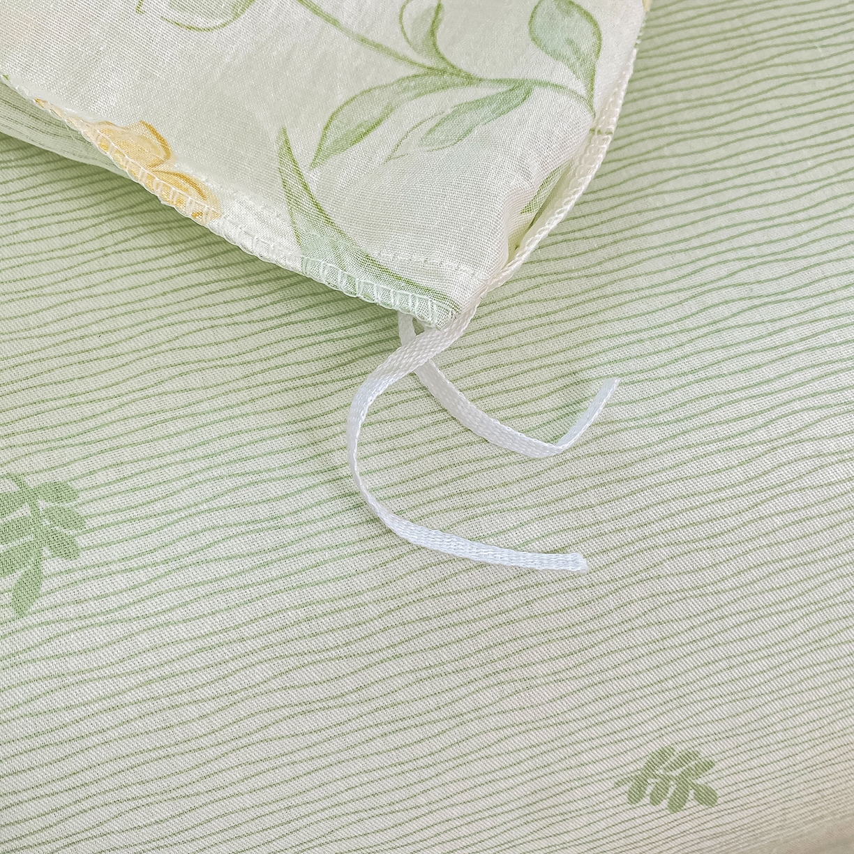 91家纺网 家纺一手货源 找家纺 黑马家居 2025新款13070全棉田园小清新四件套系列 花漾