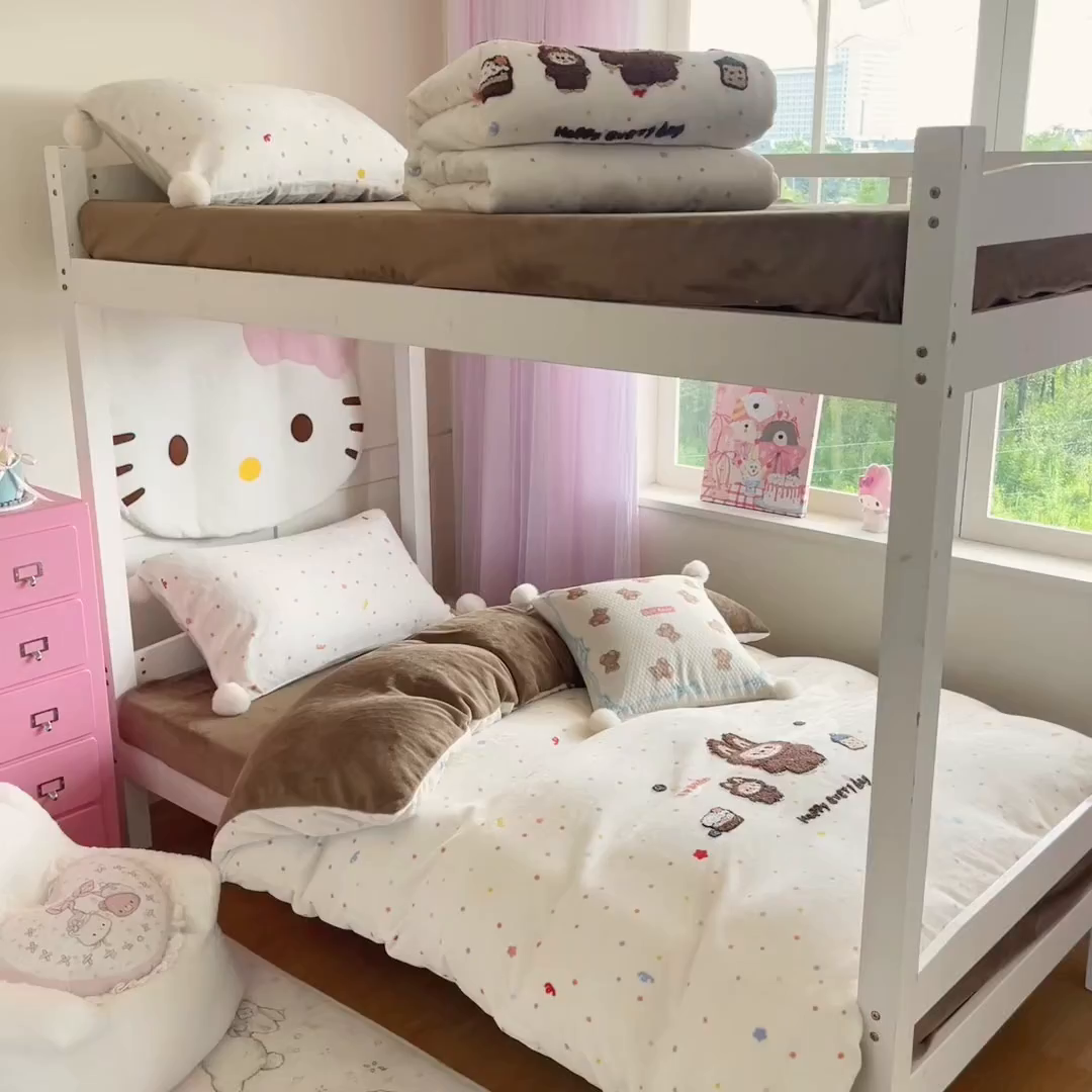 91家纺网 家纺一手货源 找家纺 （总）川悦生活 2025新款牛奶绒绣花LB四件套-小床